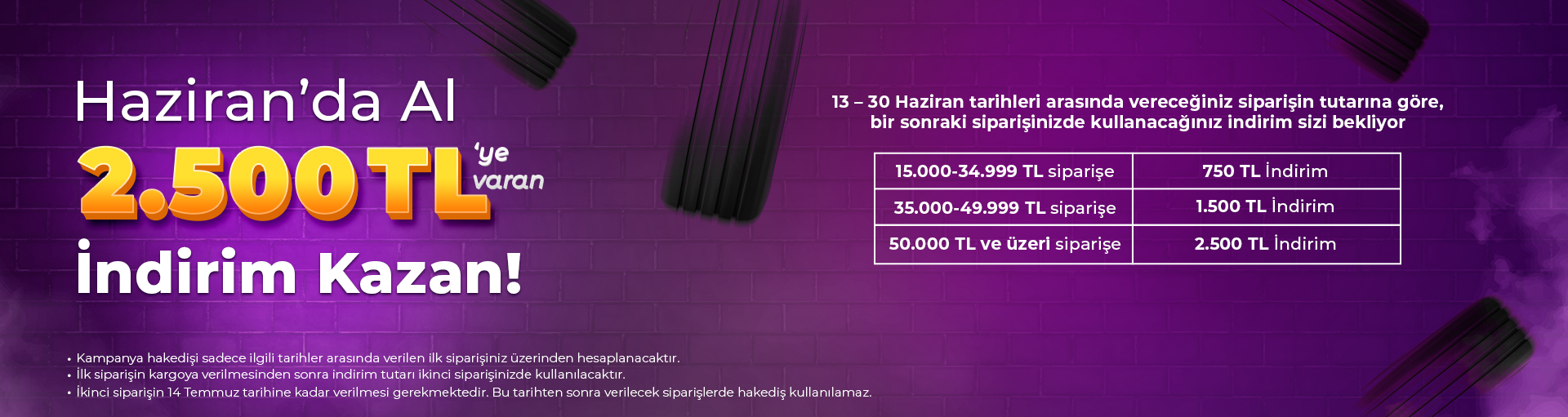 Haziran Ayına Özel 2500TL'ye Varan İndirim!